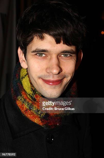 Ben Whishaw attends the opening night party for "The Pride" off-Broadway at the Maritime Hotel on February 16, 2010 in New York City.