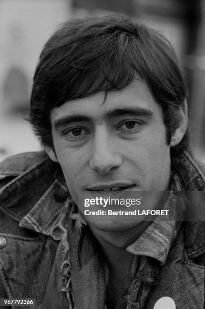 Acteur français Gérard Lanvin à Paris le 19 octobre 1980, France.