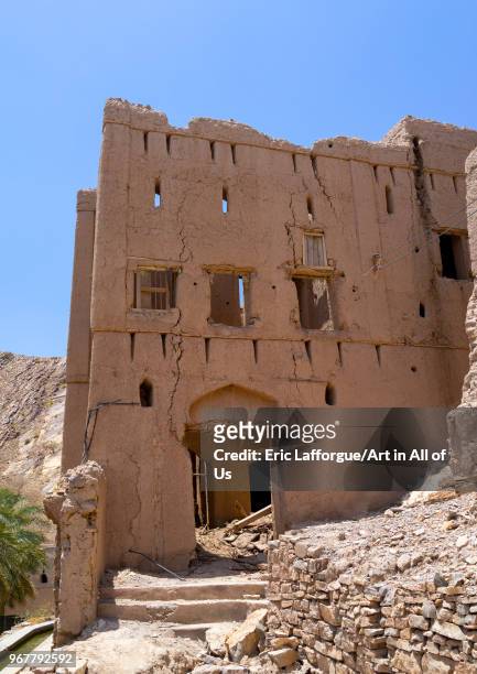 Ruins of old houses, Ad Dakhiliyah "u200dGovernorate, Birkat Al Mouz, Oman on May 11, 2018 in Birkat Al Mouz, Oman.