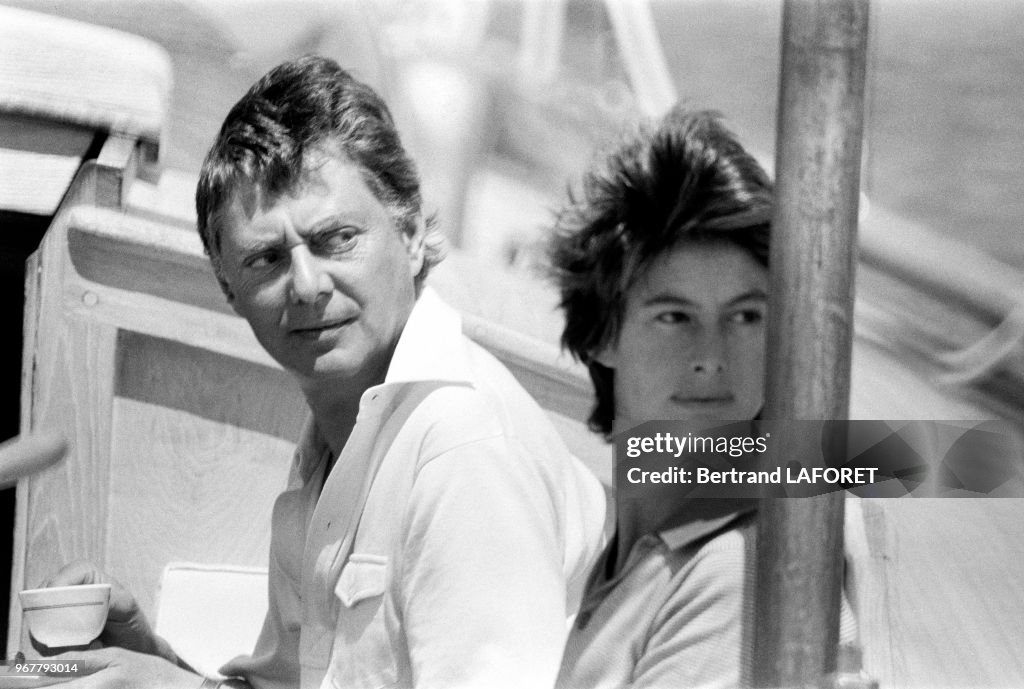 Umberto Agnelli en vacances en Sardaigne en 1979