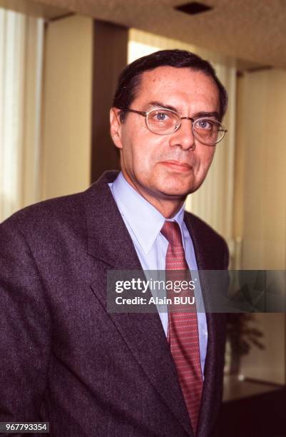 économiste Daniel Lebègue, directeur général de la BNP, le 22 mars 1995 à Paris en France.