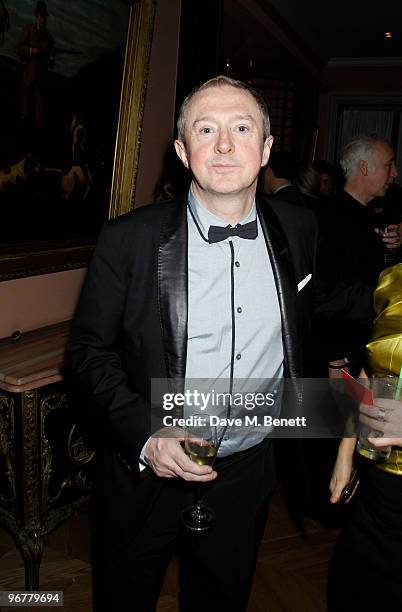 Factor judge Louis Walsh attends the Brit Awards after party held by Sony at the Kensington Hotel on February 16, 2010 in London, England.