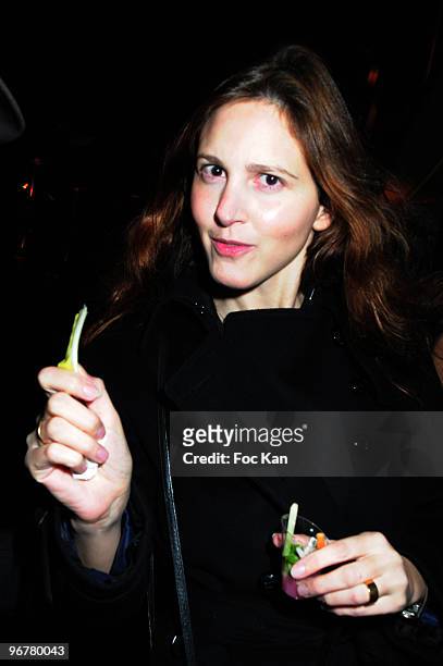 Writer Justine Levy attends the 'Fooding 2009' Culinary Awards at Piscine Molitor on December 7, 2009 in Paris, France.