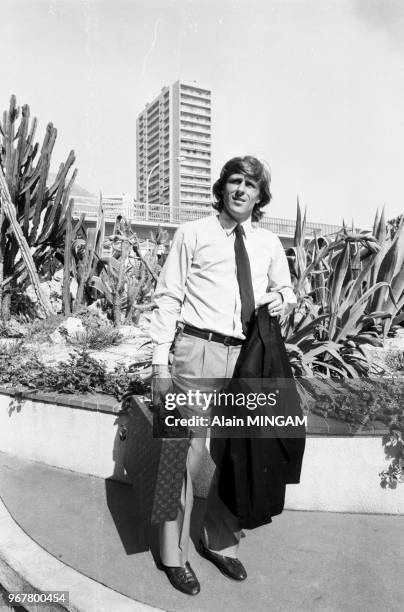 Björn Borg, ancien tennisman et homme d'affaires, à Monte-Carlo le 24 mars 1983, Monaco.