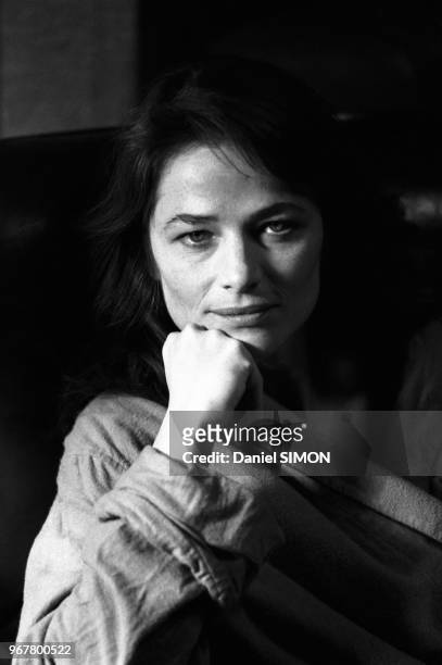 Charlotte Rampling sur le tournage du film 'Verdict' réalisé par Sydney Lumet à New York le 20 mars 1980, Etats-Unis.