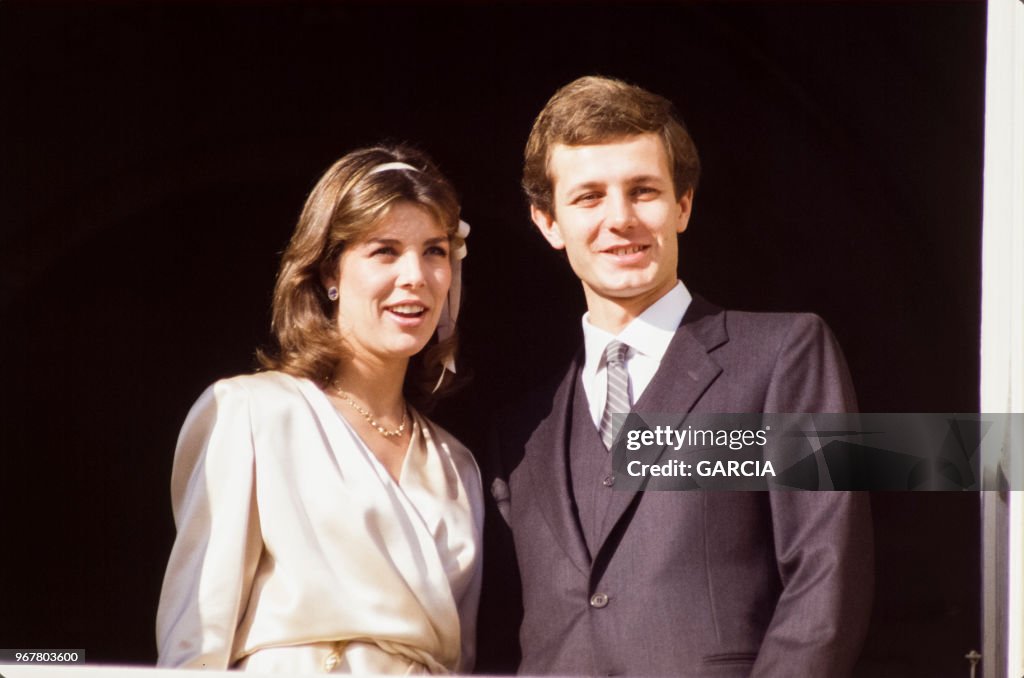 Mariage de Caroline de Monaco et Stefano Casiraghi en 1983