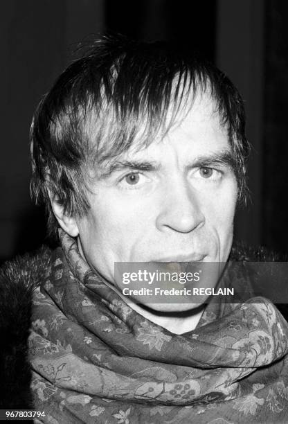 Rudolf Noureev, chorégraphe et danseur, le 29 janvier 1985 à Paris, France.