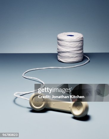 Telephone String High-Res Stock Photo - Getty Images