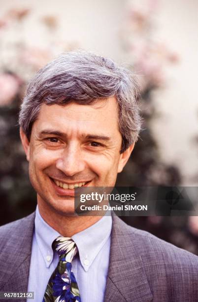 Claude Bartolone, homme politique, le 29 juin 1994 à Paris, France.