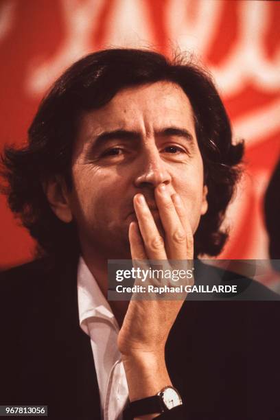 Bernard-Henri Lévy le 21 novembre 1993 à Paris, France.