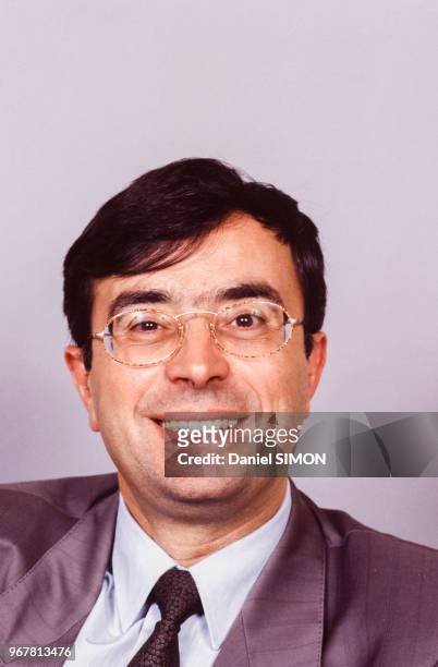 Jean-Jack Queyranne, homme politique, le 15 septembre 1993 à Paris, France.