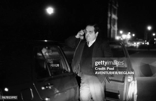 Depuis 1955, Joël Weiss tente d'arracher les jeunes du trottoir la nuit, Paris le 26 avril 1985, France.