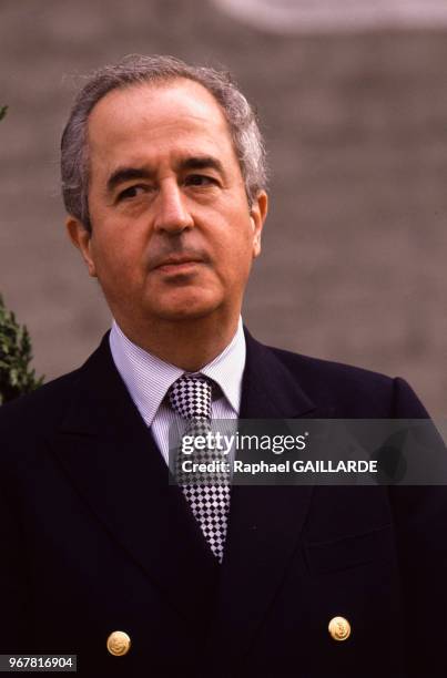 Edouard Balladur le 23 juin 1988 à Paris, France.