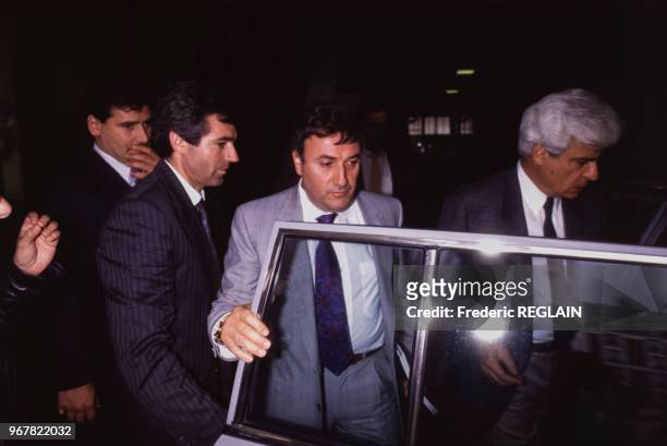 Homme d'affaires Giancarlo Paretti le 27 juin 1989 à Paris, France.