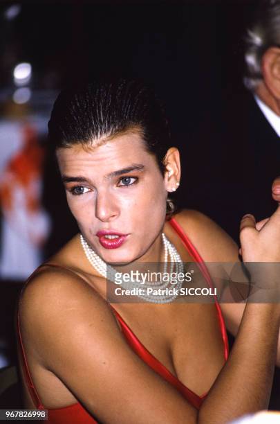 La princesse Stéphanie de Monaco le 19 juillet 1986, Monaco.