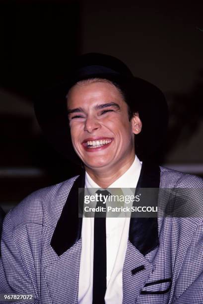Stéphanie de Monaco lors du Festival de la Magie à Monte-Carlo le 24 mars 1988, Monaco.