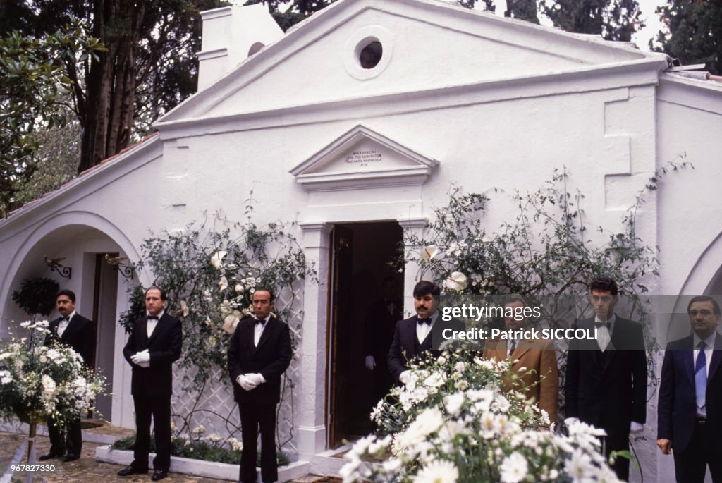 Obsèques de Christina Onassis en 1988