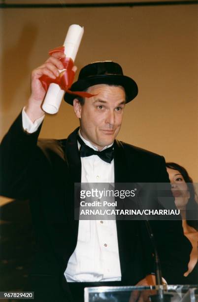 Nick Cassavetes lors de la cérémonie de cloture du Festival de Cannes le 18 mai 1997, France.