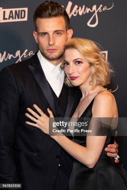 Nico Tortorella and Molly Bernard attend Younger Season 5 Premiere Party at Cecconi Dumbo.