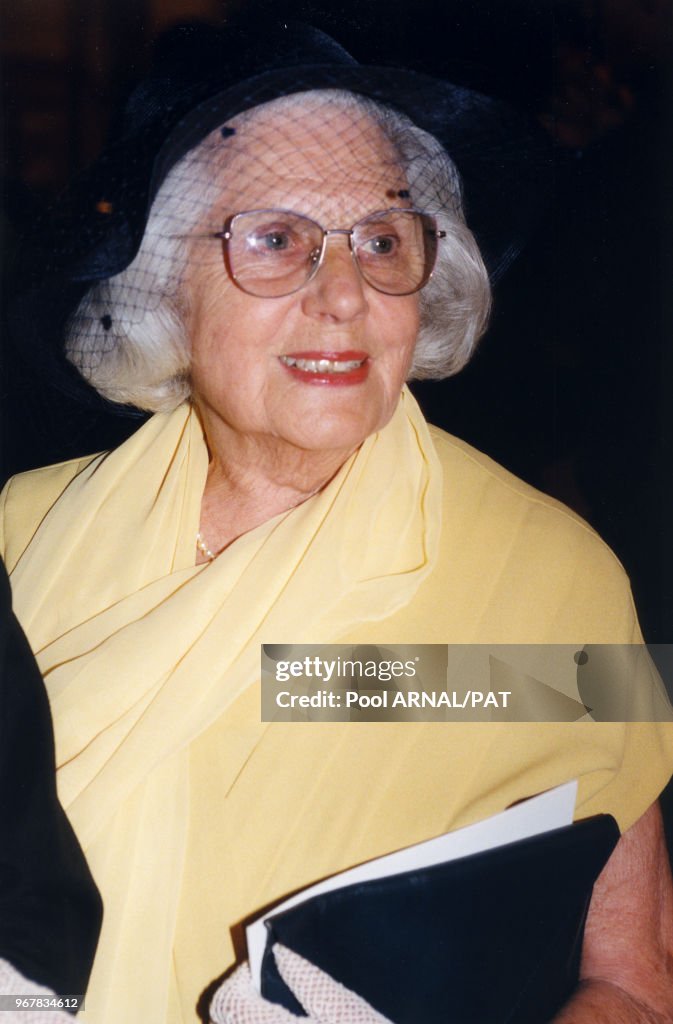 Portrait de Renée Simonot en 1996