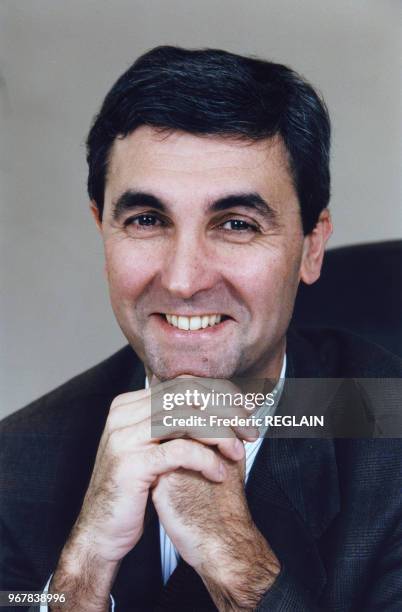 Jean-Marc Espalioux, homme d'affaires, le 24 janvier 1997 à Paris, France.