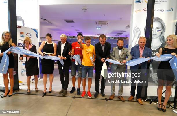 The opening of the IAAF Heritage World & Continental Cup Exhibition on June 5, 2018 in Ostrava, Czech Republic. (Photo by Laszlo Balogh/Getty Images...