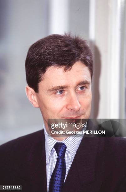 Philippe Briand, homme politique, le 16 février 1996 à Tours, France.
