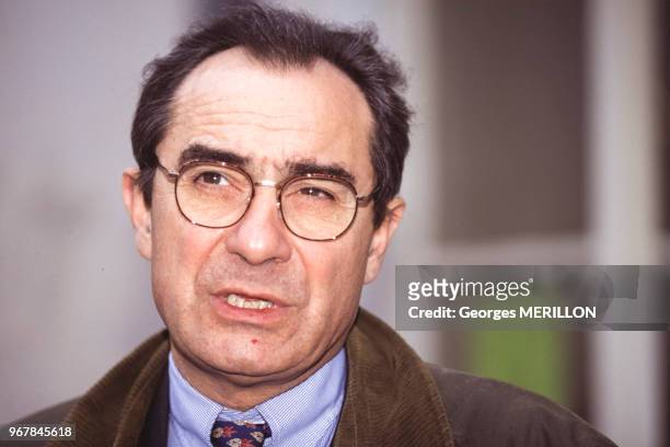 Bernard Debré, homme politique, le 16 février 1996 à Tours, France.