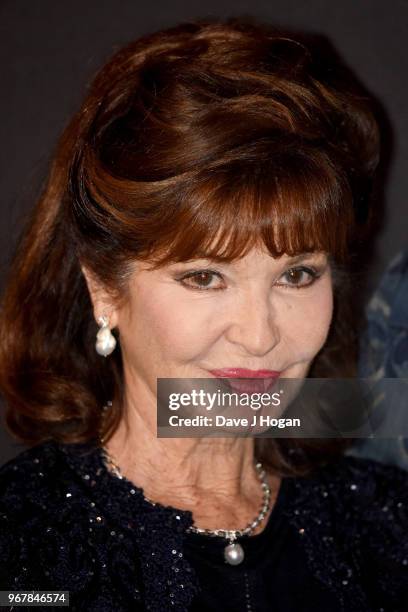 Stephanie Beacham attends the UK premiere of 'The Happy Prince' at Vue West End on June 5, 2018 in London, England.