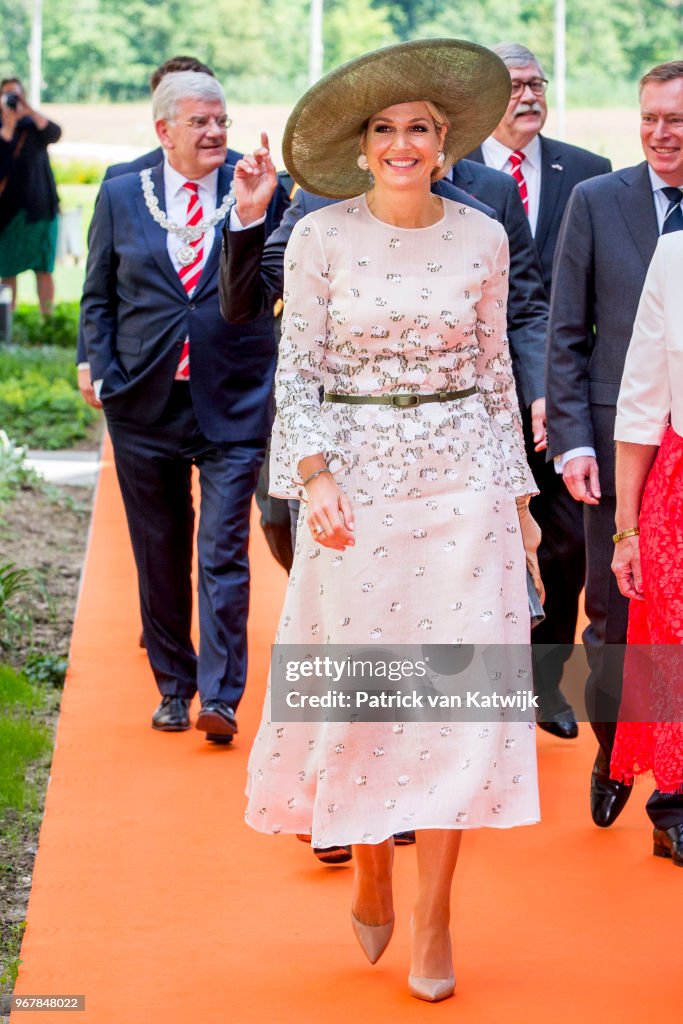 Queen Maxima Of The Netherlands Opens Princess Maxima Center For Children oncology in Utrecht