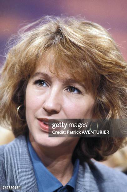 Actrice Nathalie Baye le 26 janvier 1986 à Paris, France.