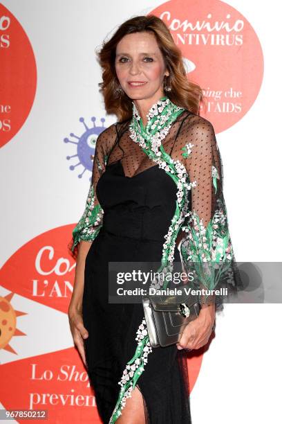 Eliana Miglio attends Convivio photocall on June 5, 2018 in Milan, Italy.