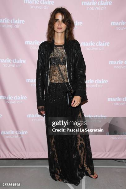 Loulou Robert poses at a photocall during Marie Claire, Nouvel Air at Hotel Lutetia on June 5, 2018 in Paris, France.