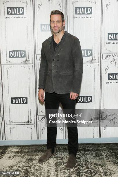 Actor Peter Hermann visits Build Studio to discuss the television show "Younger" on June 5, 2018 in New York City.