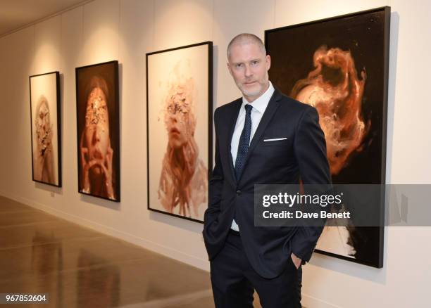 Jean-David Malat attends the Grand Opening of JD Malat Gallery in Mayfair on June 5, 2018 in London, England.