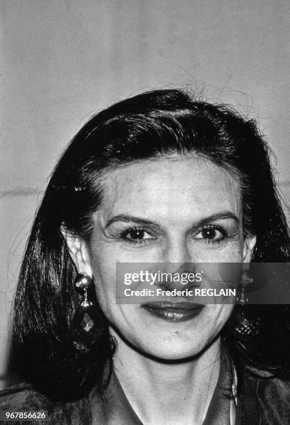 Paloma Picasso le 26 septembre 1989 à Paris, France.