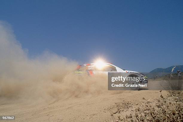 Ford Focus driver Carlos Sainz of Spain in action during the Acropolis World Rally Championships in Athens, Greece. \ Mandatory Credit: Grazia Neri...