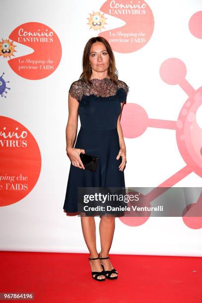 Maria Sole Tognazzi attends Convivio photocall on June 5, 2018 in Milan, Italy.