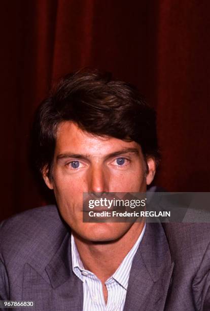 Acteur Christopher Reeve le 20 septembre 1988, France.