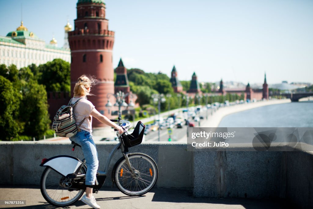 Tourists in Moscow Kremlin