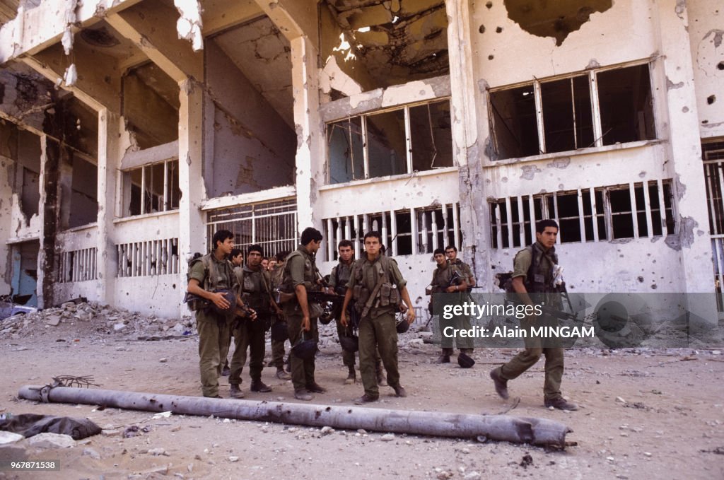 Soldats israéliens à Beyrouth