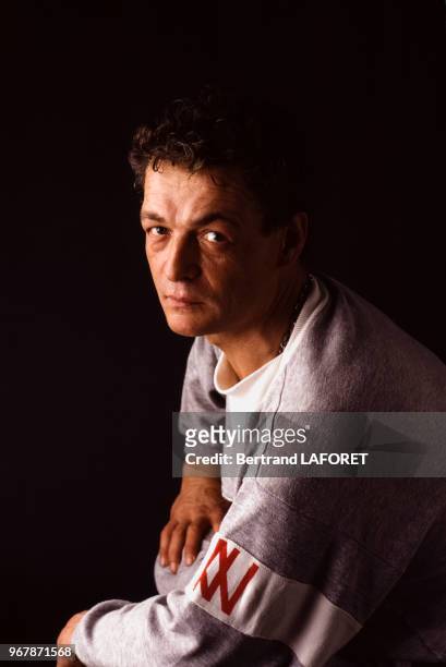 Acteur Philippe Léotard le 30 janvier 1985 à Paris, France.