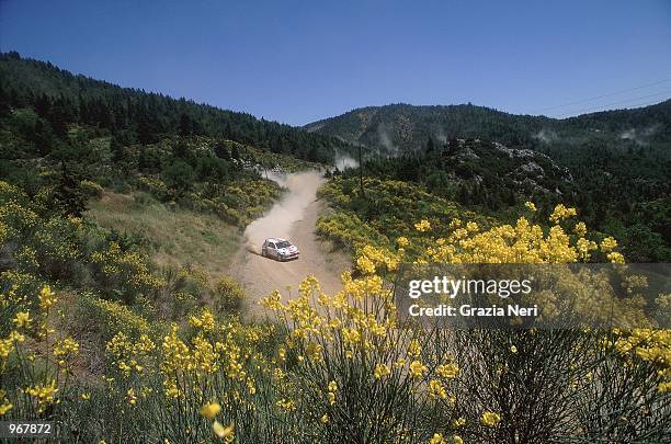 Ford Focus driver Carlos Sainz of Spain in action during the Acropolis World Rally Championships in Athens, Greece. \ Mandatory Credit: Grazia Neri...