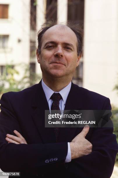 Jacques Maillot, homme d'affaires, le 15 avril 1987 à aris, France.