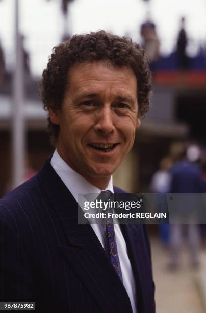 Guy Drut, sportif et homme politique le 25 juin 1987 à Paris, France.