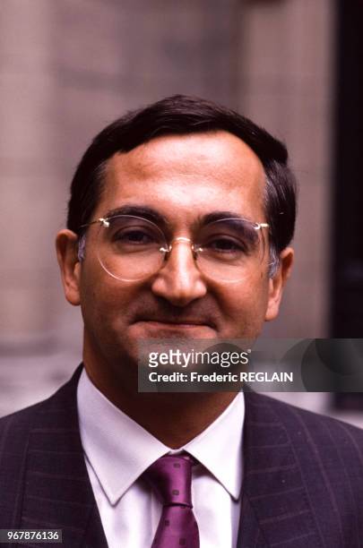 Bernard Attali, haut fonctionnaire et dirigeant d'entreprise, le 23 avril 1989 à Paris, France.