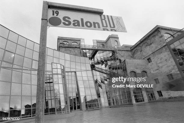 Salon de la bande dessinée à la Cité internationale de la bande dessinée et de l'image le 25 janvier 1990 à Angoulême, France.