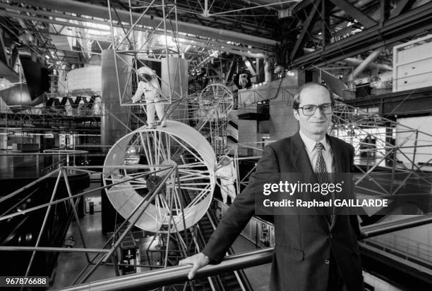 Christian Marbach, président de la Cité des Sciences à Paris le 25 novembre 1987, France.