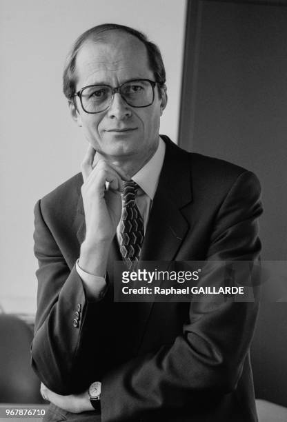Christian Marbach, président de la Cité des Sciences à Paris le 25 novembre 1987, France.
