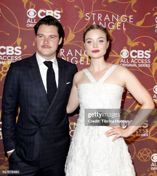 Bella Heathcote and Jack Reynor attend the premiere of 'Strange Angel' at Avalon on June 4, 2018 in Hollywood, California.